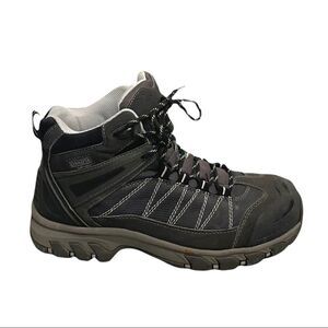 DAKOTA Men’s Lace Up Safety Work Boots Protective Safety Toe Grey 8 EE